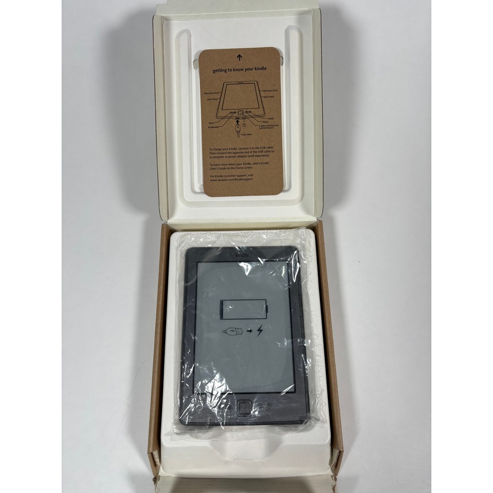 Amazon Kindle 4th Gen 6in E-Reader Wi-Fi Graphite D01100 Special Offers Boxed - Picture 3 of 12